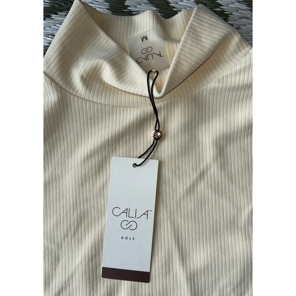 Calia Tops - New $50 calia by carrie underwood Elevate Rib Mock Neck Tank Medium Washed Peach